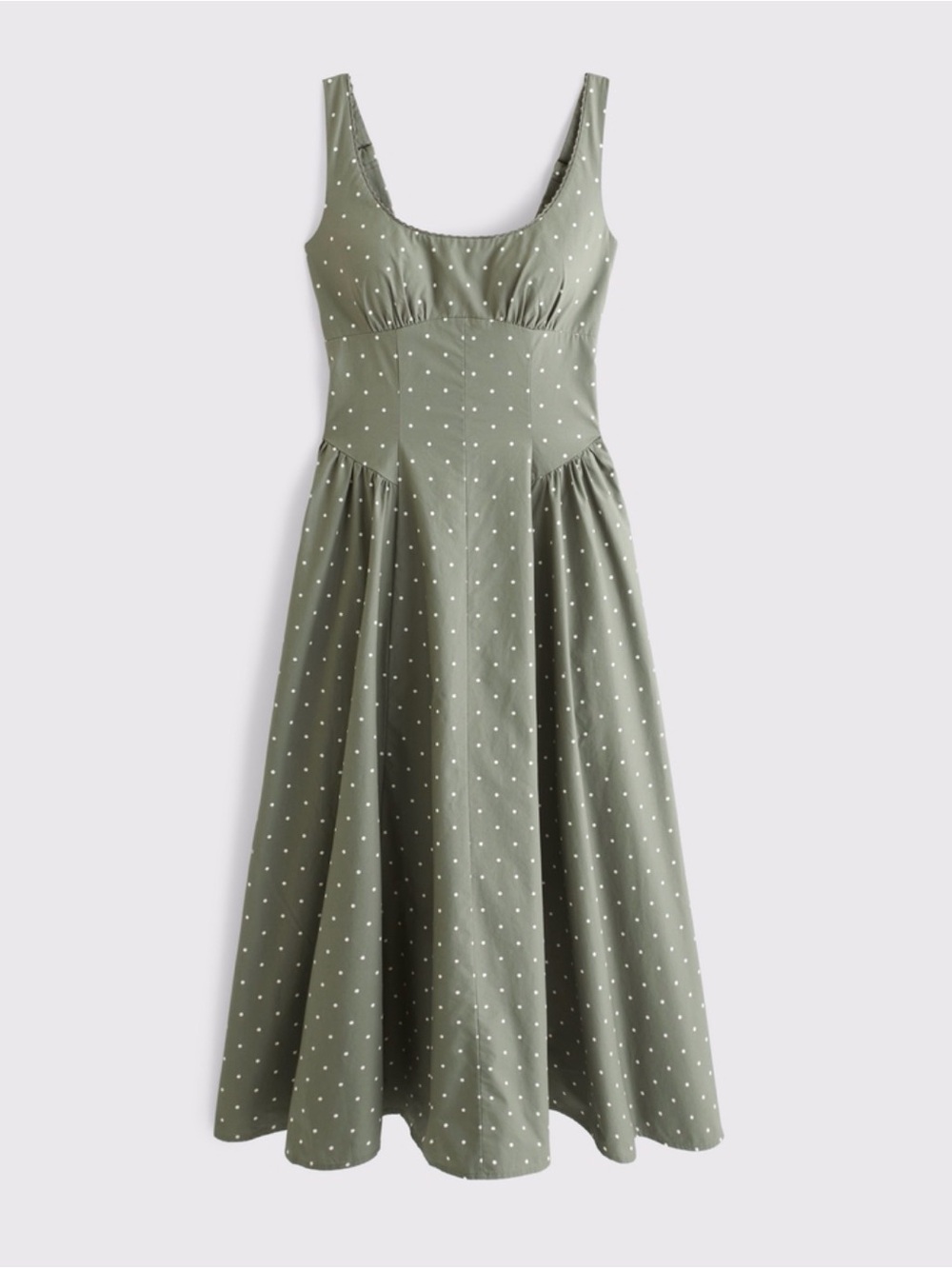 100% Cotton A&F Dylan Midi Dress - Picture 6 of 6